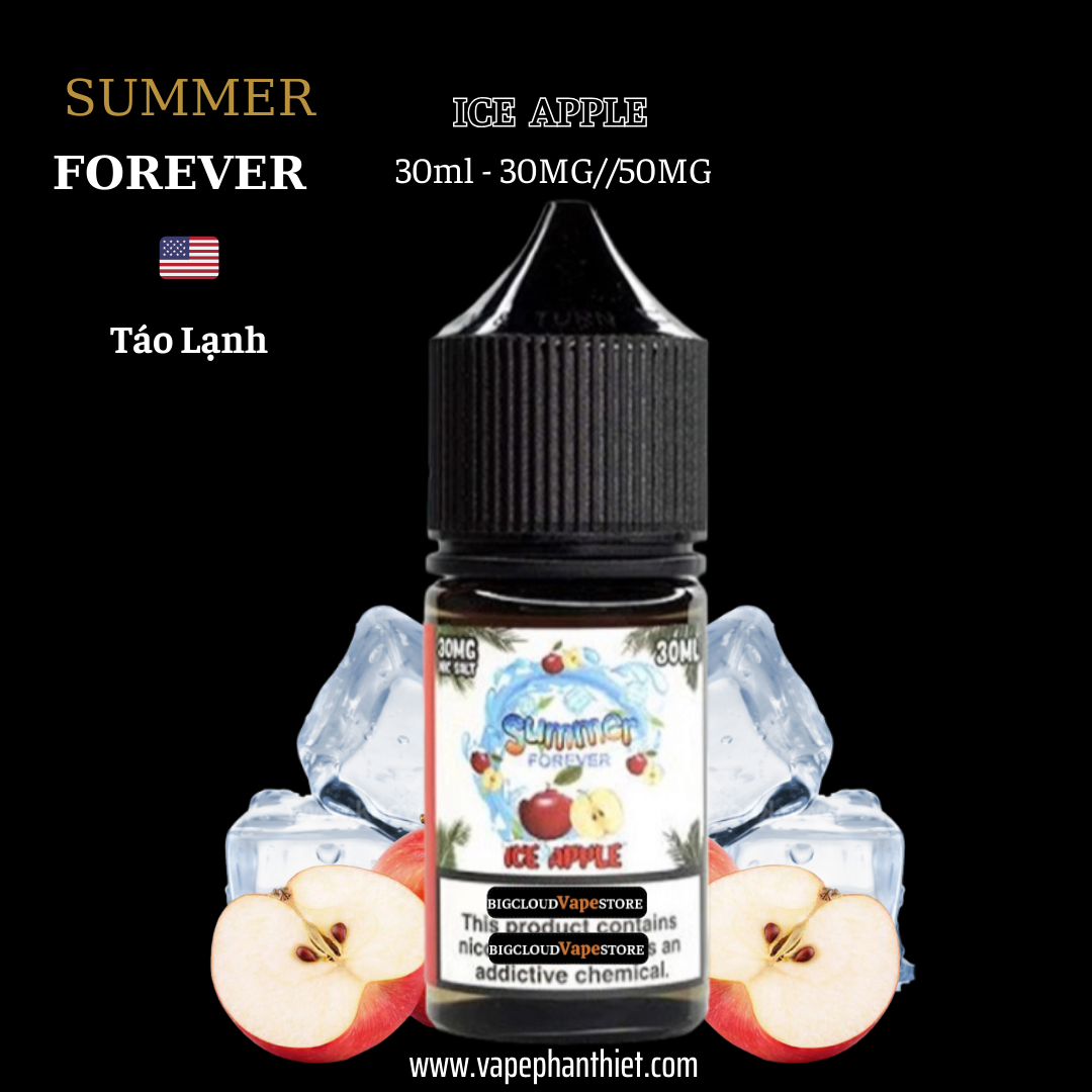 Summer Froever Salt 30ml 30MG-50MG Táo Lạnh